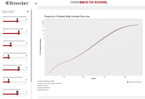 COVID Back-to-school screenshot