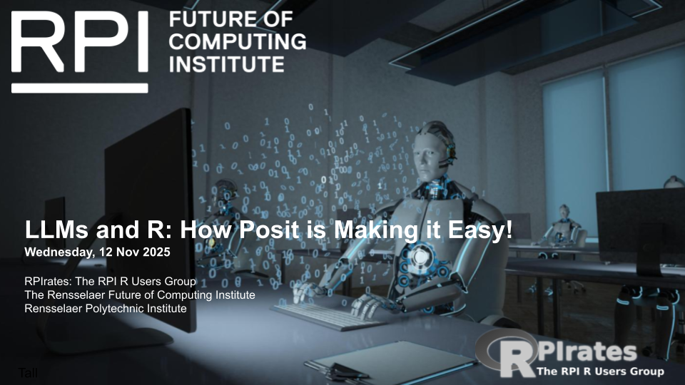 RPIrates: The RPI R Users Group